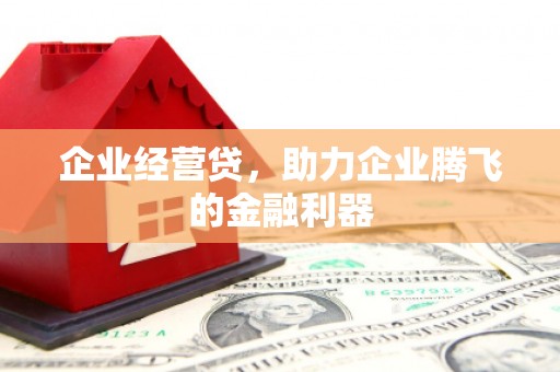 乐清企业经营贷，助力企业腾飞的金融利器