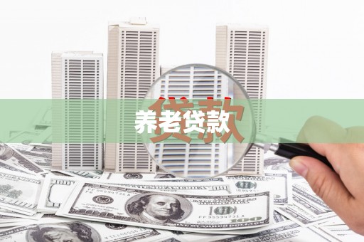 乐清养老贷款