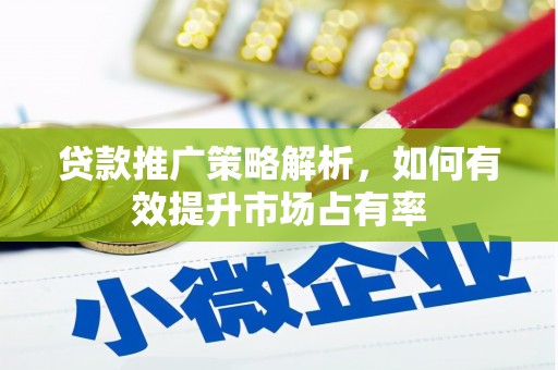 乐清贷款推广策略解析，如何有效提升市场占有率