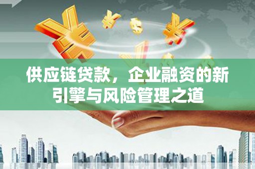 乐清供应链贷款，企业融资的新引擎与风险管理之道