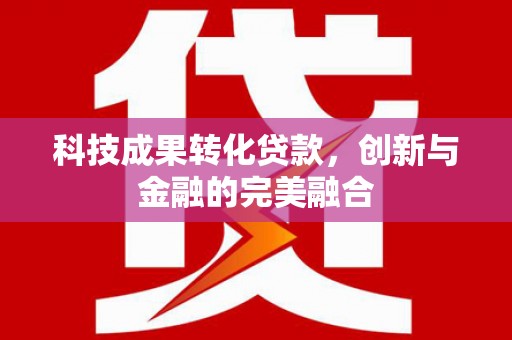 乐清科技成果转化贷款，创新与金融的完美融合