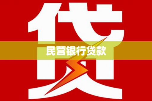 乐清民营银行贷款