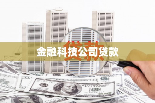 乐清金融科技公司贷款