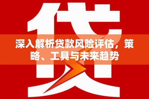 乐清深入解析贷款风险评估，策略、工具与未来趋势