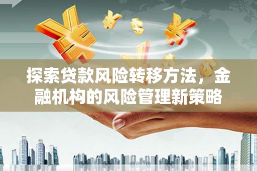 乐清探索贷款风险转移方法，金融机构的风险管理新策略