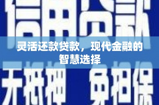 乐清灵活还款贷款，现代金融的智慧选择