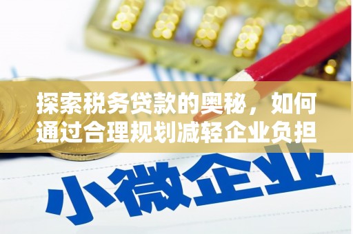 乐清探索税务贷款的奥秘，如何通过合理规划减轻企业负担