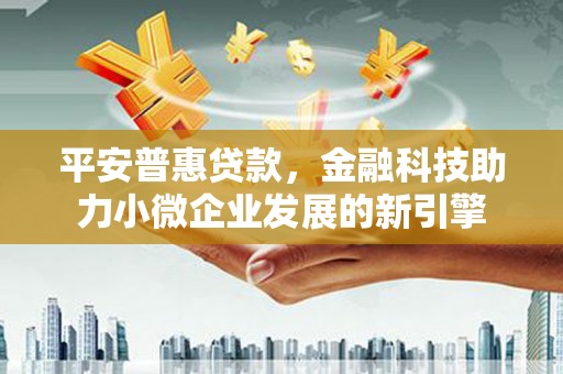 乐清平安普惠贷款，金融科技助力小微企业发展的新引擎