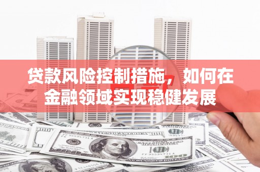 乐清贷款风险控制措施，如何在金融领域实现稳健发展