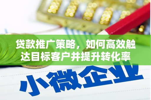 乐清贷款推广策略，如何高效触达目标客户并提升转化率