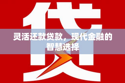 乐清灵活还款贷款，现代金融的智慧选择