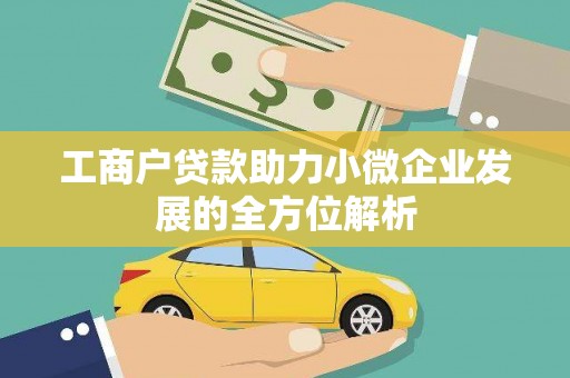 乐清工商户贷款助力小微企业发展的全方位解析
