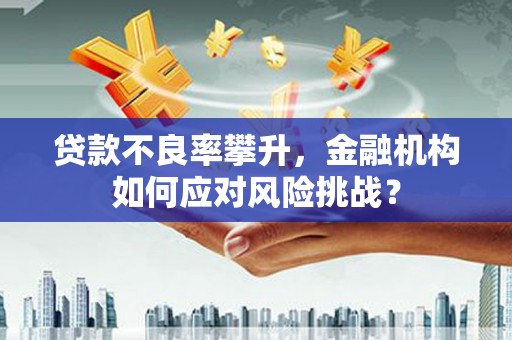 乐清贷款不良率攀升，金融机构如何应对风险挑战？