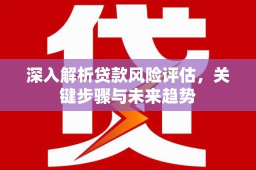 乐清深入解析贷款风险评估，关键步骤与未来趋势