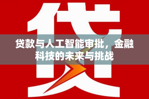 乐清贷款与人工智能审批，金融科技的未来与挑战