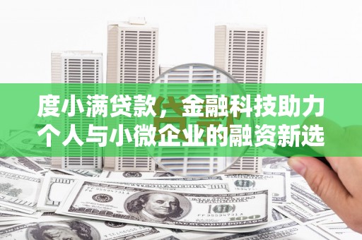 乐清度小满贷款，金融科技助力个人与小微企业的融资新选择