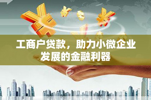 乐清工商户贷款，助力小微企业发展的金融利器