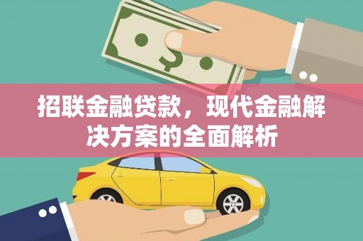 乐清招联金融贷款，现代金融解决方案的全面解析
