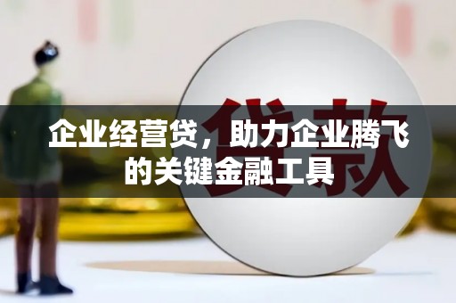 乐清企业经营贷，助力企业腾飞的关键金融工具