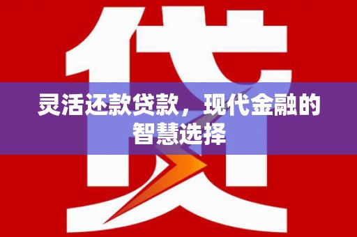乐清灵活还款贷款，现代金融的智慧选择