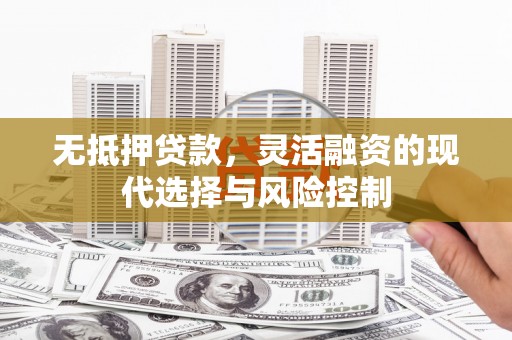 乐清无抵押贷款，灵活融资的现代选择与风险控制