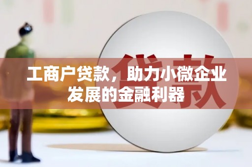 乐清工商户贷款，助力小微企业发展的金融利器