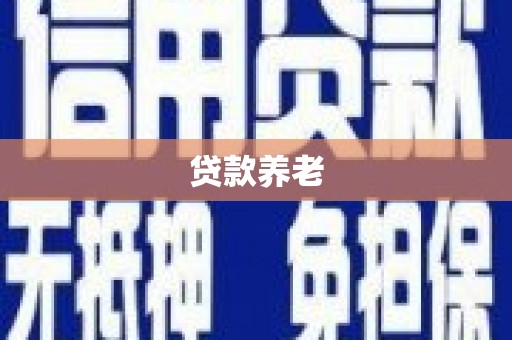 乐清贷款养老