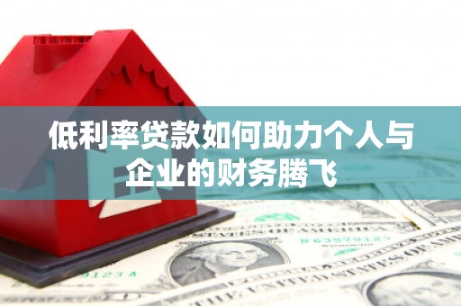 乐清低利率贷款如何助力个人与企业的财务腾飞