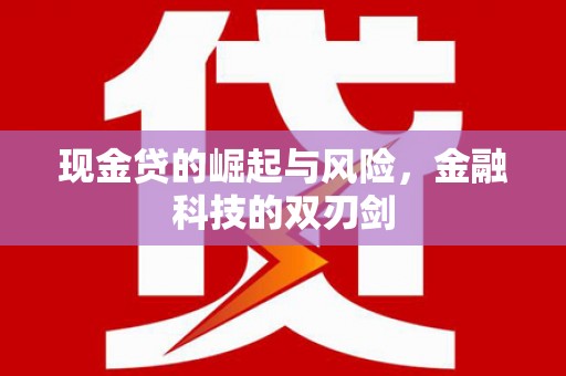 乐清现金贷的崛起与风险，金融科技的双刃剑