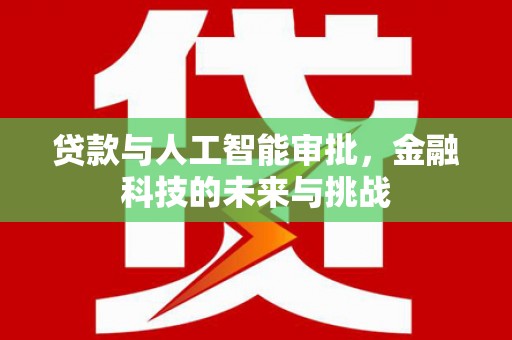 乐清贷款与人工智能审批，金融科技的未来与挑战