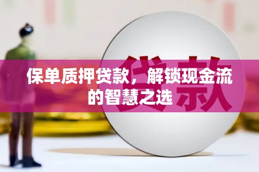 乐清保单质押贷款，解锁现金流的智慧之选