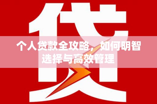 乐清个人贷款全攻略，如何明智选择与高效管理