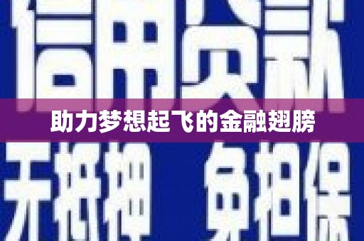 乐清助力梦想起飞的金融翅膀