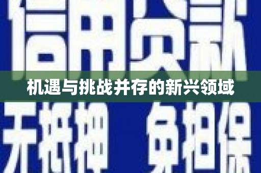 乐清机遇与挑战并存的新兴领域