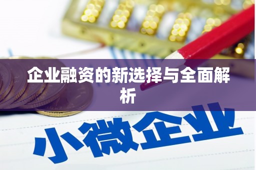 乐清企业融资的新选择与全面解析