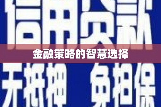 乐清金融策略的智慧选择
