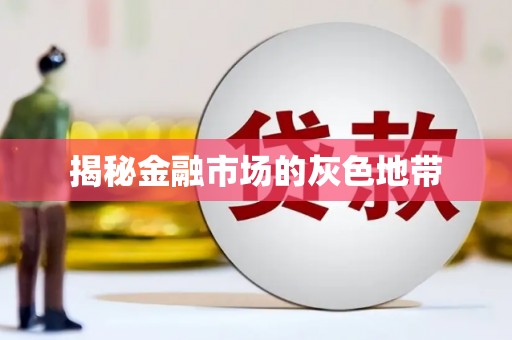 乐清揭秘金融市场的灰色地带