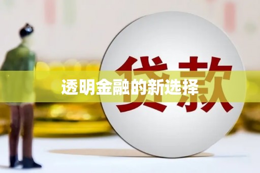 乐清透明金融的新选择